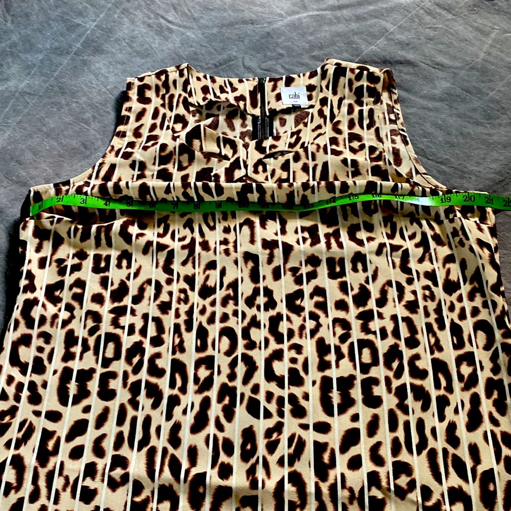 Cabi animal print sleeveless top - Picture 5 of 10